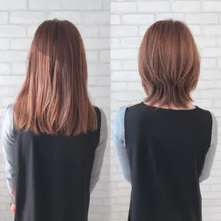 ミディアム アビリタ 警固のヘアスタイル