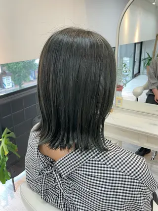 ミディアム 新籾 尚哉のヘアスタイル