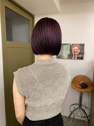 ショート カラー tonari 梅田、中崎町のヘアスタイル