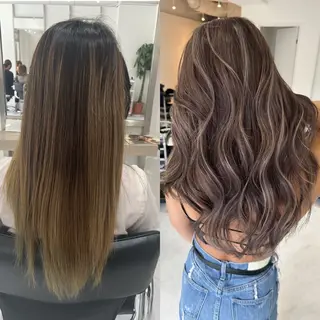 カラー レイヤーカット 早崎太生のヘアスタイル