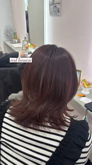 ミディアム 🎀柔らか暖色カラ ー💕sayakaのヘアスタイル