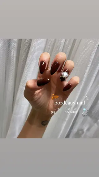 ネイル nagaoフィルイン パラジェル長さだしのネイルデザイン