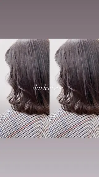 セミロング カラー ヘアアレンジ 🌻Insta指名 NO.1🌻Shoのヘアスタイル