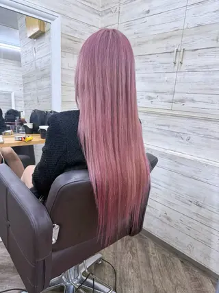 ロング カラー 北沢 隆のヘアスタイル