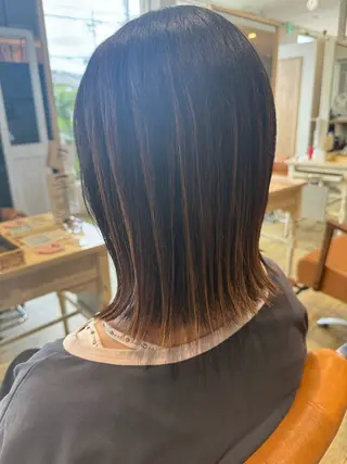 ミディアム カラーモデル募集中✨ 田中未来のヘアスタイル
