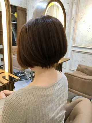 ショート カラー Carina所属・セン北徒歩５分 キシタクのヘアスタイル