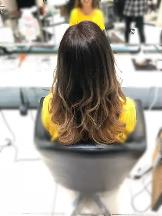セミロング カラー ✨髪質改善✨ 田西　基彦のヘアスタイル