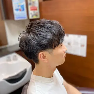 ショート パーマ メンズ メンズ定着率No.1 💈君島祥太💈のヘアスタイル