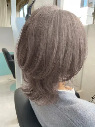 ミディアム 『NIKA』大城 陽介(カラー得意✨)のヘアスタイル