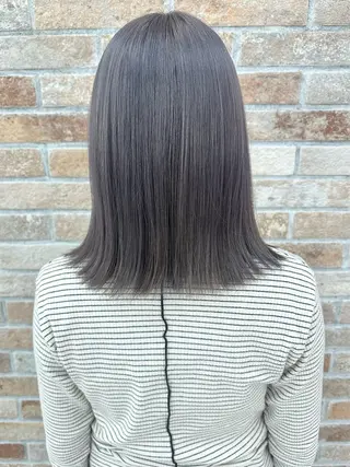 ミディアム カラー 齋藤 らいのヘアスタイル