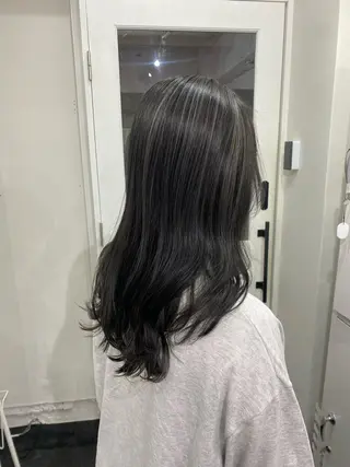 セミロング カラー 楓🦋韓国系レイヤー / 透明感カラー🤍のヘアスタイル