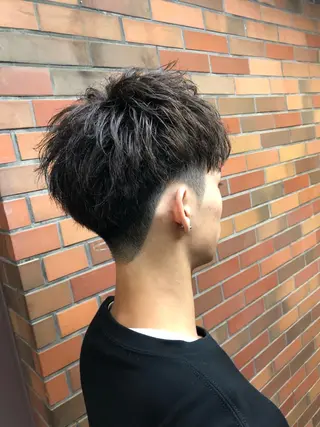 ショート メンズ ⭐️TOSHIKI メンズパーマオタク⭐のヘアスタイル