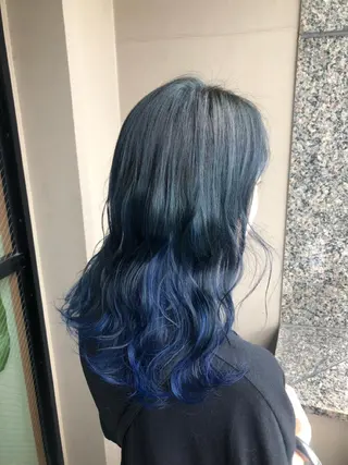 ロング カラー 無料カットモデル募集 BLINK京橋店のヘアスタイル