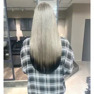 ロング カラー 奥山義進/大宮 /ダブルカラーのヘアスタイル