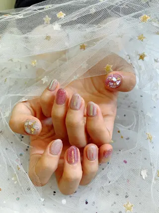 ネイル カラー 🦋ネイルサロン ブラン🌈ゆりのネイルデザイン