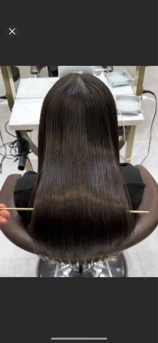 ロング 💖しの💖韓国ヘア レイヤーカットのヘアスタイル