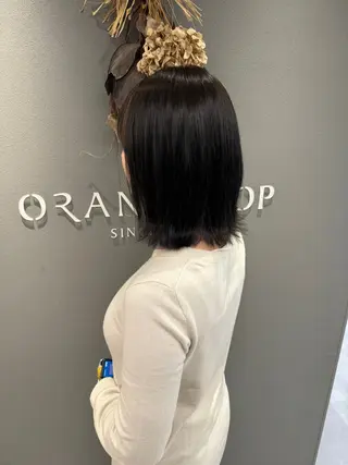 ミディアム カラー 巻ける美髪矯正/ 韓国ヘア/yutaのヘアスタイル