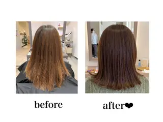 ミディアム 井上 美春のヘアスタイル