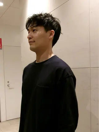 ショート garage.所属・吉田 慎冴/メンズパーマのヘアスタイル