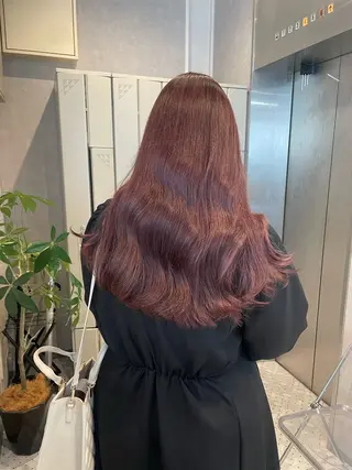 ロング 女性スタイリスト専門サロン Zina 天神西通り所属・艶髪韓国ヘア MANAMI🎀のヘアスタイル