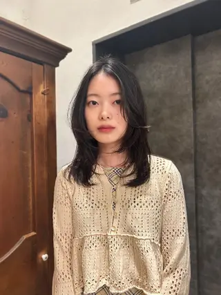 ミディアム カラー tete nico所属・似合わせ/ヘアカラー nanami🌸のヘアスタイル