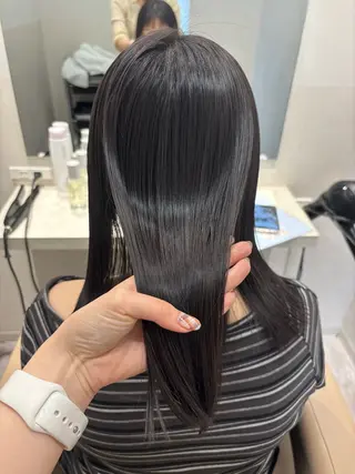 ミディアム カラー パーマ ヘアアレンジ 押切 響　のヘアスタイル