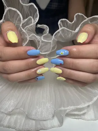 ネイル るか/透明感 カラー/アレンジのヘアスタイル