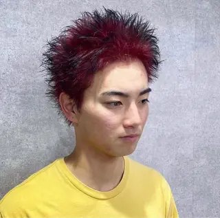 ショート カラー パーマ メンズ 🔥メンズ 特化🔥菊水皐暉🔥のヘアスタイル