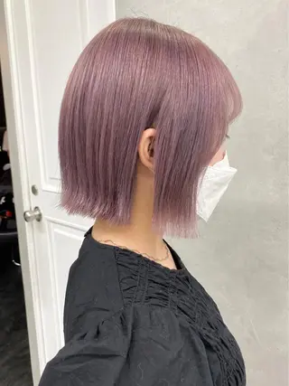 ショート カラー 韓国/ハイトーン/ ボブ🎀MIKU🎀のヘアスタイル