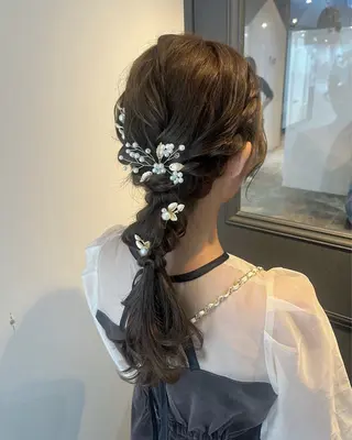 ヘアアレンジ 光本 杏のヘアスタイル