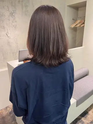 ミディアム 西山 紗耶香🪽 透明感カラー/ボブのヘアスタイル