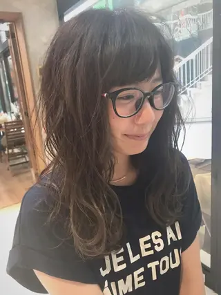 ロング カラー 松村 崇弘のヘアスタイル