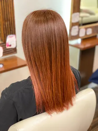 セミロング カラー ヘアアレンジ 加藤 瑠美のヘアスタイル