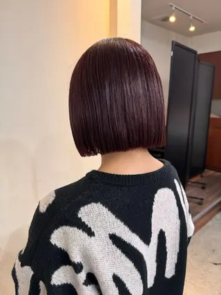 ショート カラー 松本優香/ボブ/ダ ブルカラー/髪質改善のヘアスタイル