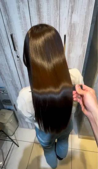 ロング カラー 🇰🇷ブリーチ✖︎ 髪質改善七星🇰🇷のヘアスタイル