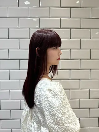 ロング カラー costes 今井芽依のヘアスタイル