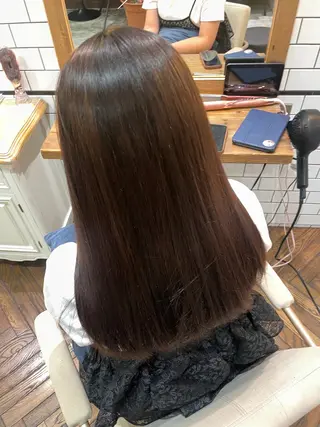 ロング 韓国レイヤー/透明感 カラー/Harukiのヘアスタイル