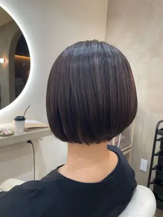 ショート ミルクティ/ピンク/ レイヤー/yuriaのヘアスタイル