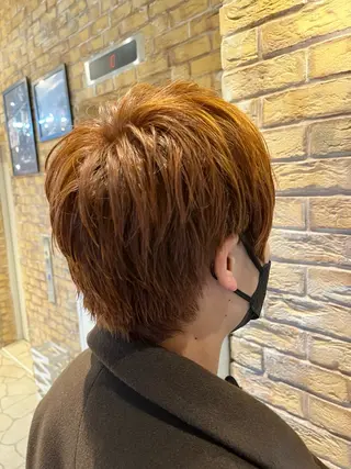 ショート カラー メンズ Hair salon mutto所属・似合わせスタイル 🌹mao🌹のヘアスタイル