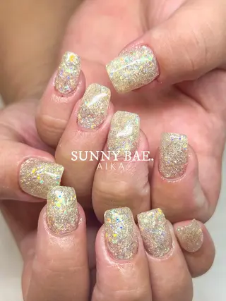 ショート ネイル SUNNY BAE.所属・Made By AIKAのネイルデザイン