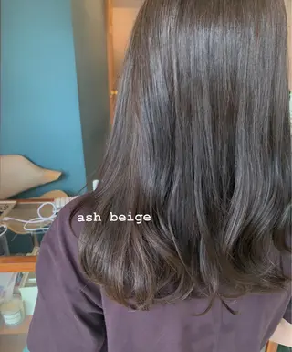 セミロング カラー misch by urban所属・名駅🦢大人艶カラー 🪽カミヤアカネのヘアスタイル
