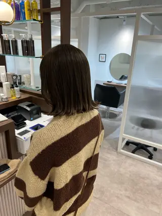 ミディアム Eleanor 池袋 ミカのヘアスタイル