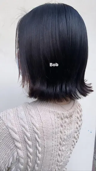 セミロング カラー 顔周りレイヤー 🎀マリノのヘアスタイル