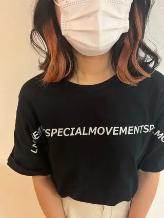 ミディアム ヘアアレンジ ダブルカラー/ レイヤー🍒齋藤 澪のヘアスタイル