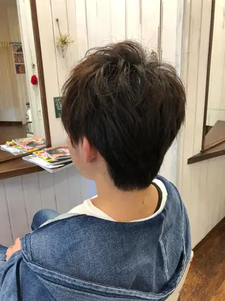 ショート 横地 卓也のヘアスタイル