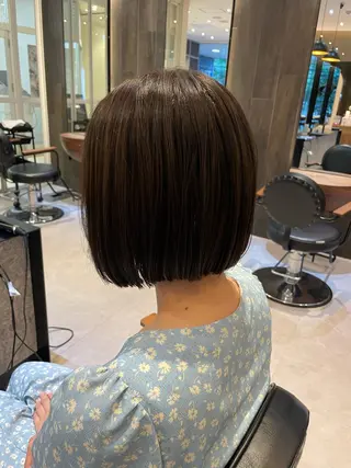 ミディアム カラー カラー/髪質改善 トリートメント/優果のヘアスタイル