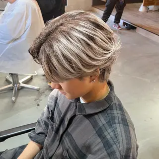 ショート カラー メンズ 🦄カイ/メンズ 韓国ヘア/パーマ🦄のヘアスタイル