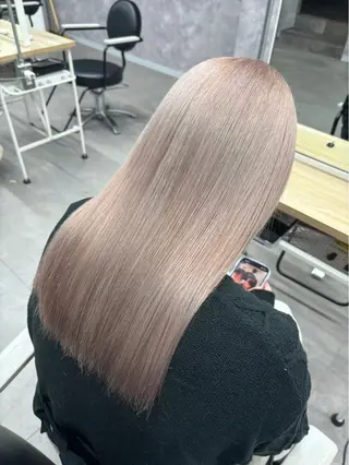 ロング カラー ハイトーン/ゆるふわ 🎨𖥔ׁTOMO♡のヘアスタイル