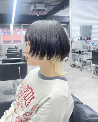 ショート 柏 ウルフ/レイヤー 田中佐和🐺のヘアスタイル