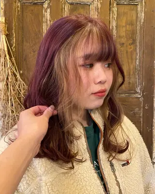 ロング sea's所属・ヒラカホ/矢場町/ ブリーチ/似合わせのヘアスタイル